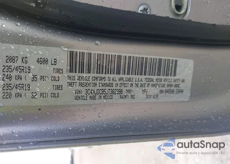 2018 Jeep Compass Limited 4X4 z USA, uszkodzony, nr VIN 3C4NJDCB5JT362398